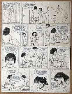 Manara, Milo - Originele pagina (p.6) - Giuseppe Bergman - Jour de Colère | Catawiki