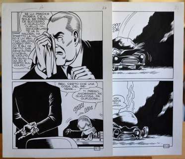 Satanik #105 - 2x original pages - Page volante - EO - (1969) | Catawiki