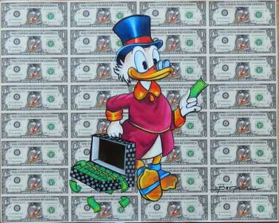 Brisan, Gabriel  - Mixed Media on Canvas - Lucky Duck - (2018) | Catawiki