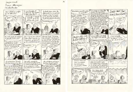 Catherine Meurisse - Humaine, trop humaine – Histoire courte « Langue vivante »