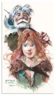 FOLLET - Lot 116 - RENÉ FOLLET Illustration originale en hommage à Loisel...