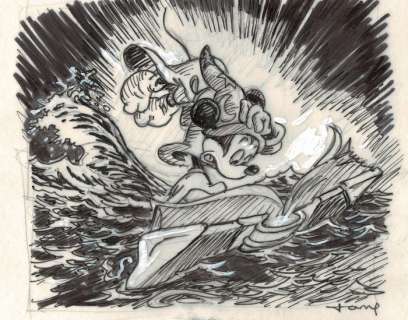 The Sorcerer’s Apprentice - Original Drawing - Tony Fernandez - EO | Catawiki