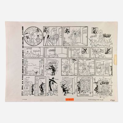 Dave Manak, Mad Magazine #350 ’Spy vs. Spy’ Original Art (EC, 1995) | Landry Pop Auctions