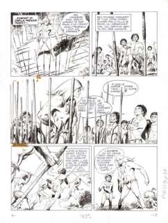 Chéret. Planche originale Rahan | BDEnchères