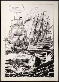 Jolanda de Almaviva (format 25x35cm) #14 - Milo Manara - original page - EO - (1971) | Catawiki