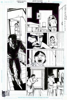 Giuseppe Camuncoli, Lorenzo Ruggiero | Giuseppe Camuncoli - "Hellblazer" #206 Page 8 | ComicArtFans Classifieds