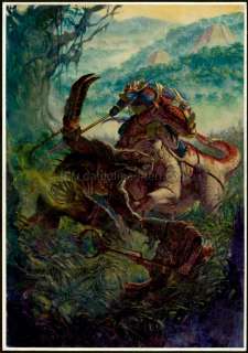 Karl Kopinski - huile: lustria book cover - Warhammer