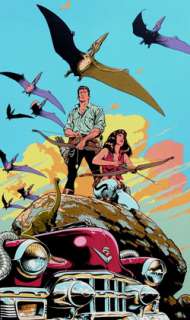 Mark Schultz Serigraph: Cadillacs & Dinosaurs - Signed | Denis Kitchen Art Agency