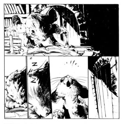 Jason Shawn Alexander | MouseGuard original art Page 1 | Jason Shawn Alexander