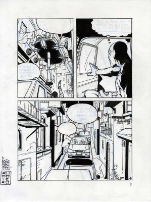 Giuseppe Camuncoli, Lorenzo Ruggiero | Giuseppe Camuncoli - "Diabolik: Colpo a Spaccanapoli" Page 9 | ComicArtFans Classifieds
