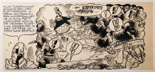 Jippes, Daan - Origineel plaatje in inkt - Twee voor thee - (1972) | Catawiki