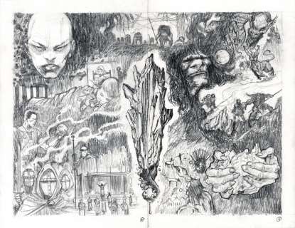 Chris Mooneyham - Five Ghosts #3 page 10-11 DPS