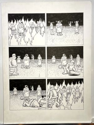 Paul Kirchner | Hieronymus & Bosch, "Flame Repair" | ComicArtFans Classifieds