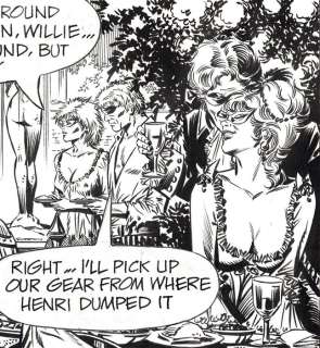 Romero, Enric Badia - Original published strip (#8019) - Modesty Blaise - Our Friend Maude - (1992) | Catawiki