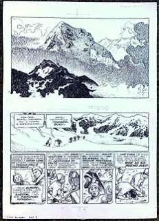Milo Manara - original page "l’Homme des Neiges /L’Uomo delle Nevi" - Page volante - EO - (1978) | Catawiki