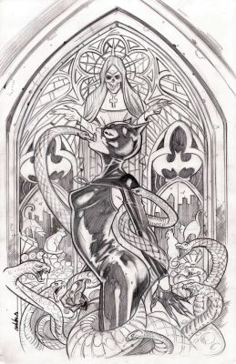 Leila Leiz | Catwoman Knight Terrors Pencils By Leila Leiz | ComicArtFans Classifieds