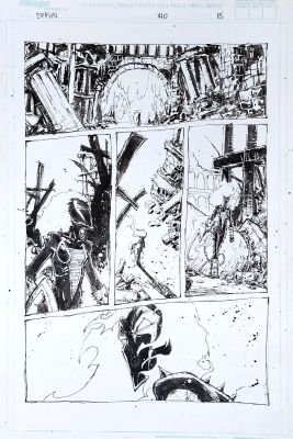 Nat Jones | Spawn #140 Page 15 Hellpsawn Nyx in Hell! | ComicArtFans Classifieds