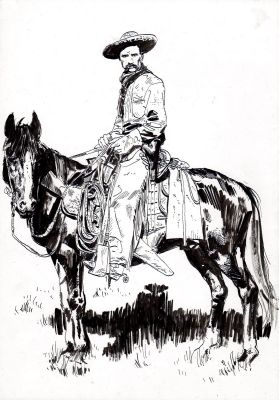 Goran Parlov | Parlov - Ken Parker Magazine Illustration #3 Gaucho | ComicArtFans Classifieds