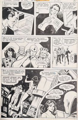 Jose Delbo, Vince Colleta | Wonder Woman #256 Page 7 Original Art By Josã© Delbo & Vince Colletta - Wonder Woman, Red Tornado & Royal Flush Gang - Paul Levitz - Bronze Age Dc | ComicArtFans Classifieds