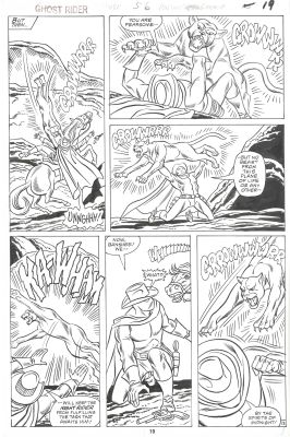 Don Perlin, Frank Giacoia | Ghost Rider #56, Pg 15 | ComicArtFans Classifieds