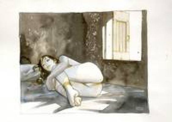 Mraco Nizzoli | Original illustration cm. 41,5x29,5. Signed. Mint. Code 2267. | Segni e Disegni