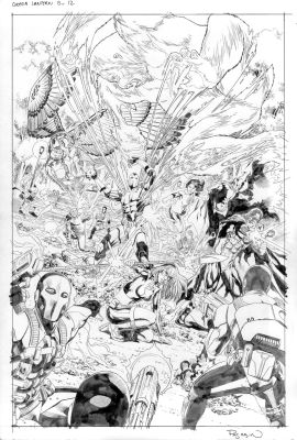 Fernando Pasarín | Green Lantern #13 P. 12 | The Green Room