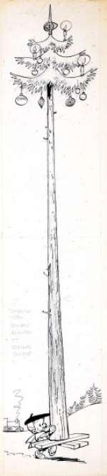 Peyo - Benoît Brisefer, illustration Ã  l‘encre de Chine…