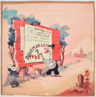 [Original comic & book illustrations] Marten Toonder - Tom Poes Weekblad cover illustration | Zwiggelaar Auctions