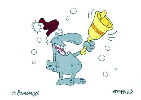 Lupo Alberto - Sommacal/Stroppi - original illustr. - Page volante - EO (2018) | Catawiki