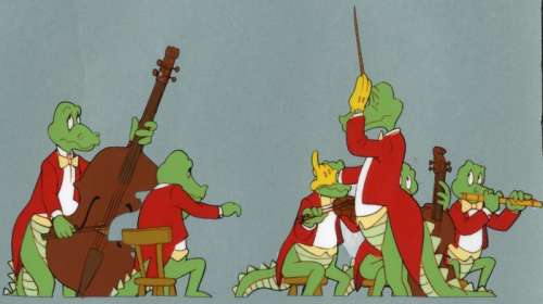 Bommel en Tom Poes - Originele filmcell  - Het feestorkest - (1981) | Catawiki