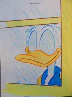 Studio Walt Disney  - Originele tekening in kleur - Donald Duck - Gepubliceerd  - taille 26 x 23,5 cm - [années 1970] | Catawiki