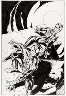 Mark Bagley / K. Roger - Spider-Girl #2 Cover with Spider-Man Marvel France 1999