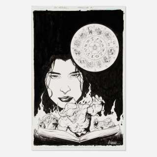 Gustavo Vazquez, Horrorscope #1 Cover Original Art (2022) | Landry Pop Auctions