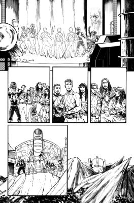 Gavin Smith | Gavin Smith - Mighty Morphin Power Rangers: Zord Quest #1, Page 40 | Modern Mythology Comic Art