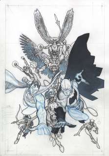 Simone Bianchi | Justice League Unlimited n°1 DC Comics variant cover preliminary 2024 | Simone Bianchi