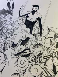 Bernard Chang | MONKEY PRINCE #11 pg 19 original art | Bernard Chang