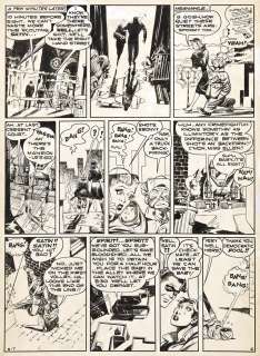 WILL EISNER (1917-2005) "The Spirit." | Swann Galleries