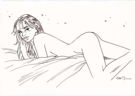 Jim (Terrasson, Thierry)  - Originele tekening - Marie - Een nacht in Rome - (2018) | Catawiki