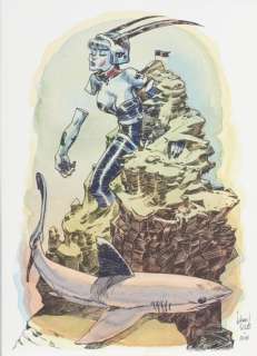 Sole, Julien (1971) | Dessin couleur, 2018. 29 x 21 cm. | Stanley’s Auction