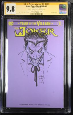 Joker: Year of the Villain #1 CGC 9.8 Signed & Sketched by Arthur Adams | Raremarq (Buy It Now)
