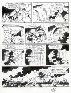 Macherot | Sibylline, planche n°19 Ã  l’encre de Chine de l’… | Banque Dessinée