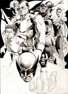 Arturo Lozzi - x-men pinup
