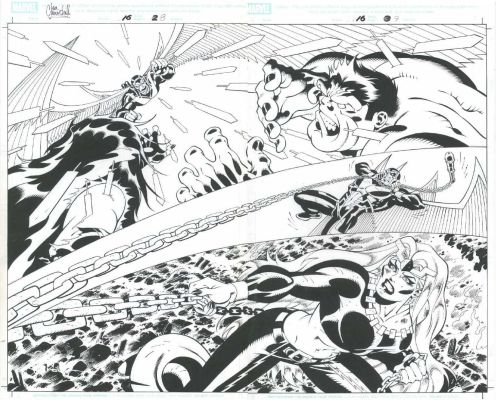 Ian Churchill, Mark Farmer | Hulk (2008): Issue 16, Pages 8-9 | Ian Churchill