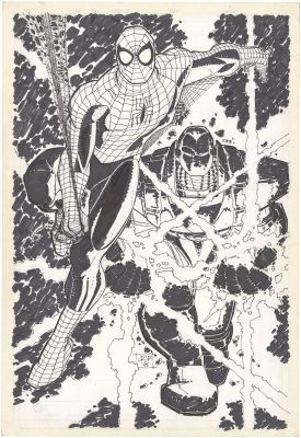 John Romita Jr. - Wizard Magazine: Romita Jr. Spider-Man Pin-Up