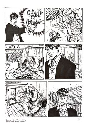 Alessia Martusciello | Maxi DYLAN DOG n.28 – La rapina, pag.16 | Avalon Comic Art