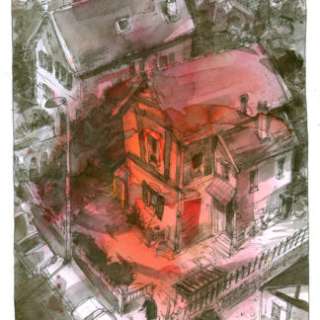 Vincent Bailly - Planche originale « mon père était boxer »