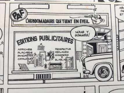 Dupa/Gotlib (attribué Ã ) - Planche originale (p.6) - Domingo Paraguay | Catawiki