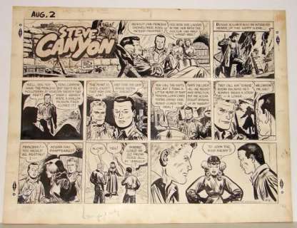 4072: MILTON CANIFF. STEVE CANYON. SUNDAY.
