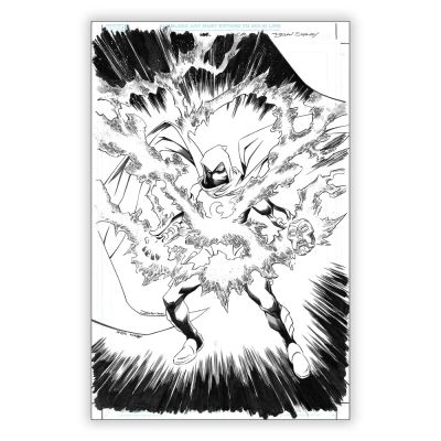 Declan Shalvey | Marc Spector - Moon Knight : Issue 02 Homage Variant Cover Art | Declan Shalvey