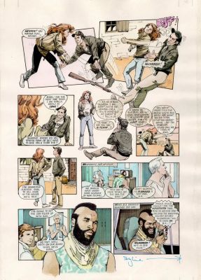 Gordon Gray, Maureen Gray | Look-In #25: A-Team by Maureen & Gordon Gray (1985) | Panel Gallery